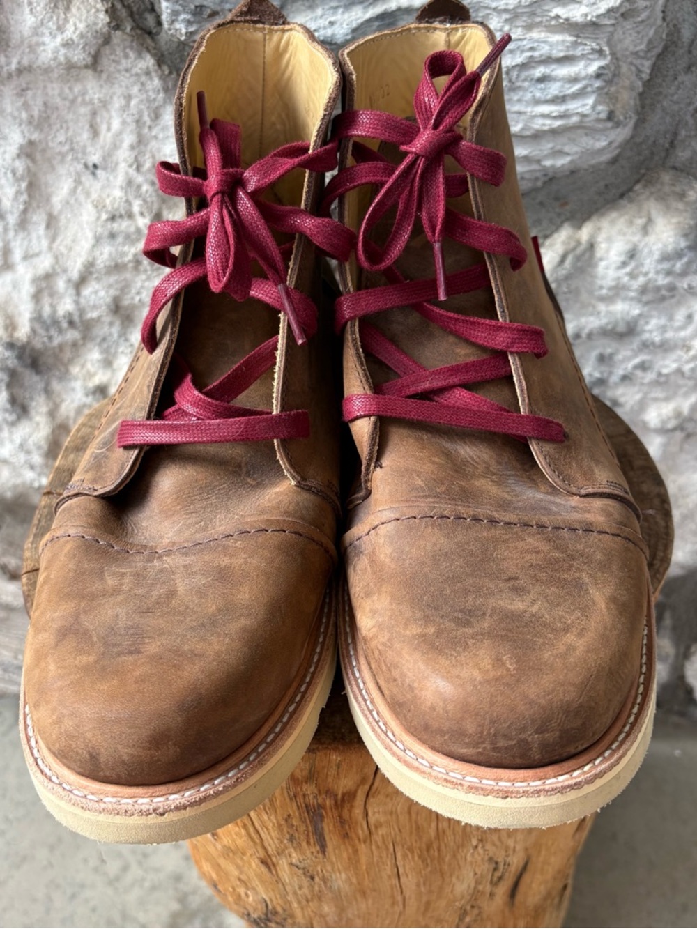 New Oliberté Leather Boots Size 10 Made in Canada Vibram Sole - Picture 5 of 9